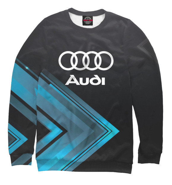 Свитшот для девочек с изображением Audi цвета Белый