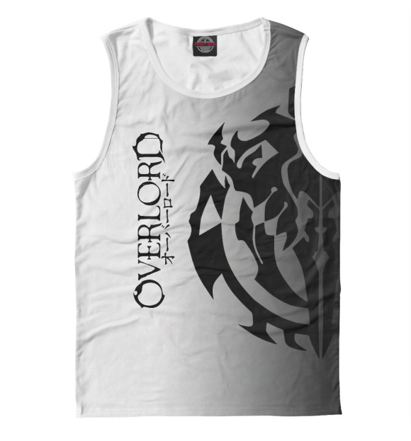 Майка для мальчика с притом Overlord цвета Белый Майка для мальчика с изображением Overlord цвета Белый
