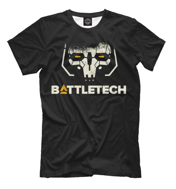Футболка для мальчиков с изображением BattleTech цвета Белый