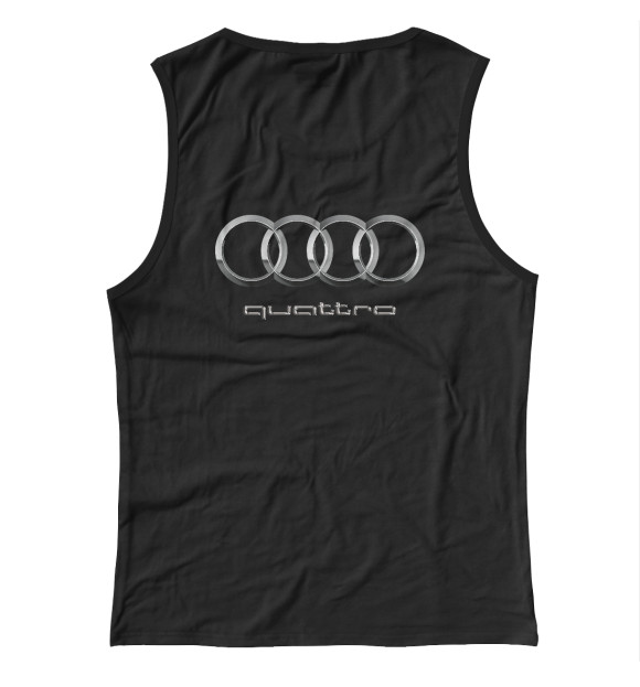 Майка для девочки с изображением Audi Quartto цвета Белый