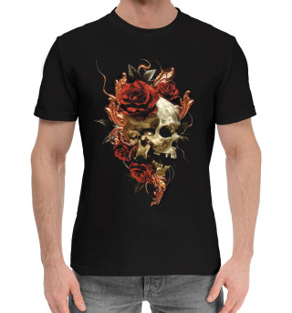 Хлопковая футболка, Хлопковый свитшот, Хлопковый худи  Skull & Roses