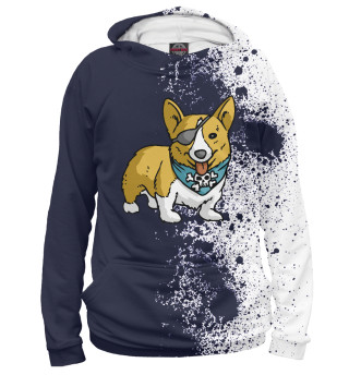 Худи для мальчика Pirate Corgi