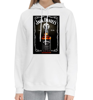 Женский хлопковый худи Jack Daniel's 0%