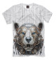 Мужская футболка Робот медведь