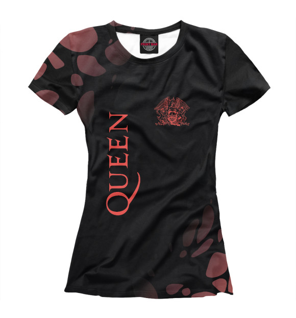 Женская футболка с изображением Queen цвета Белый