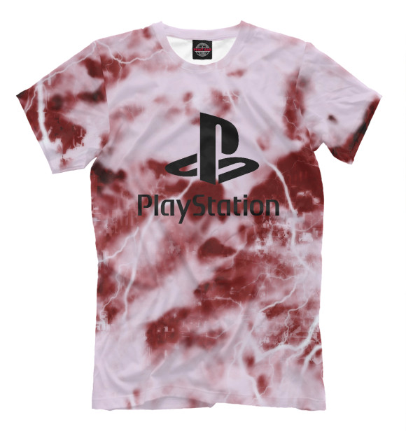 Футболка для мальчиков с изображением Playstation цвета Белый