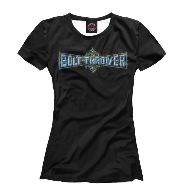 Футболка для девочек с изображением Boltthrower цвета Белый