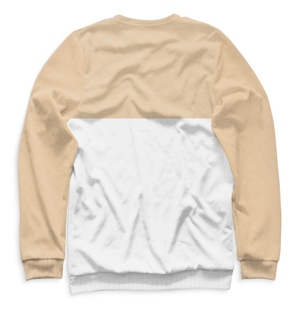 Мужской свитшот с изображением Мамикс цвета Белый