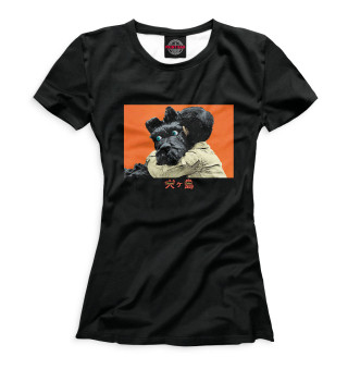 Женская футболка Остров собак