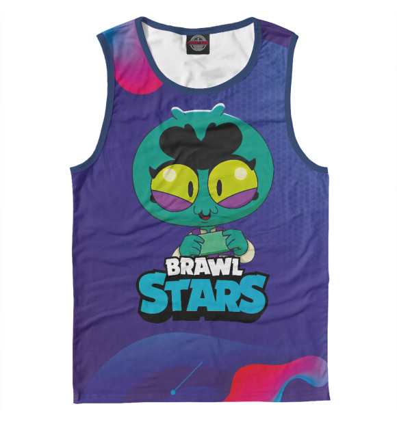 Майка для мальчика с изображением EVE ЕВА BRAWL STARS цвета Белый