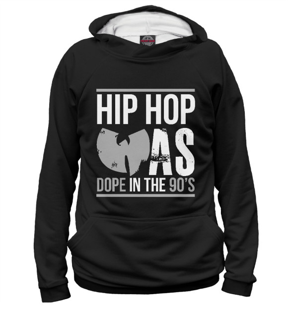 Женское худи с изображением Dope Hip Hop цвета Белый