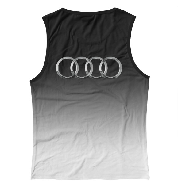 Майка для девочки с изображением Audi цвета Белый