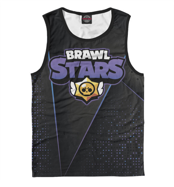 Майка для мальчика с изображением Brawl Stars цвета Белый