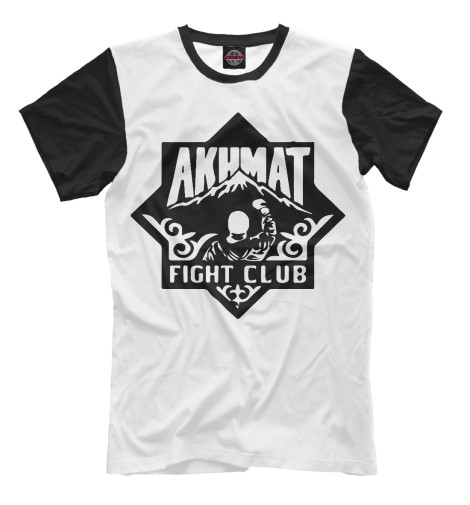Футболки Print Bar Akhmat Fight Club футболки print bar пояс wfca akhmat fight club
