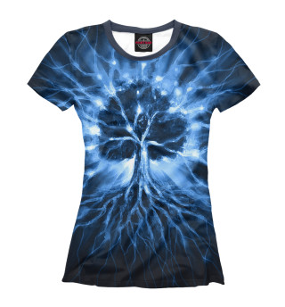 Женская футболка Дерево энергии