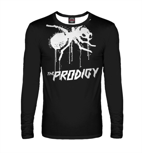 Мужской лонгслив с изображением The Prodigy цвета Белый