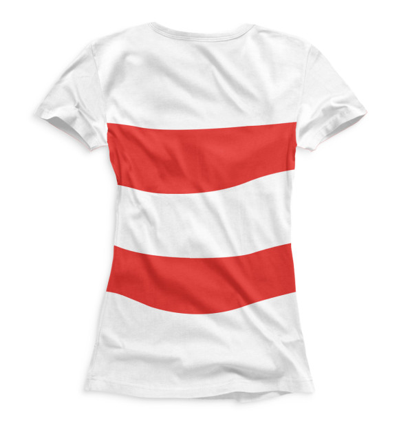 Футболка для девочек с изображением Американский папаша цвета Белый