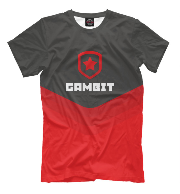 Футболка для мальчиков с изображением Gambit Gaming Team цвета Молочно-белый