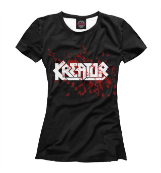 Женская футболка Kreator
