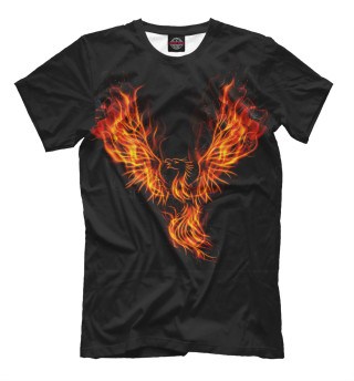 Мужская футболка Огненный феникс