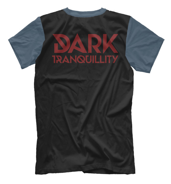 Мужская футболка с изображением Dark tranquillity- цвета Белый