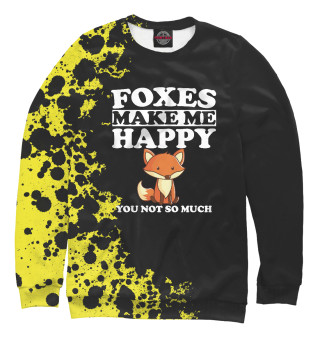 Мужской свитшот Foxes Make Me Happy