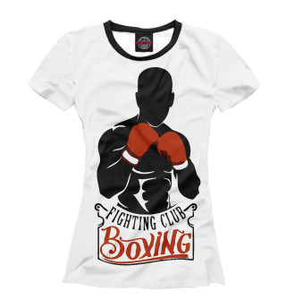 Женская футболка Fighting club