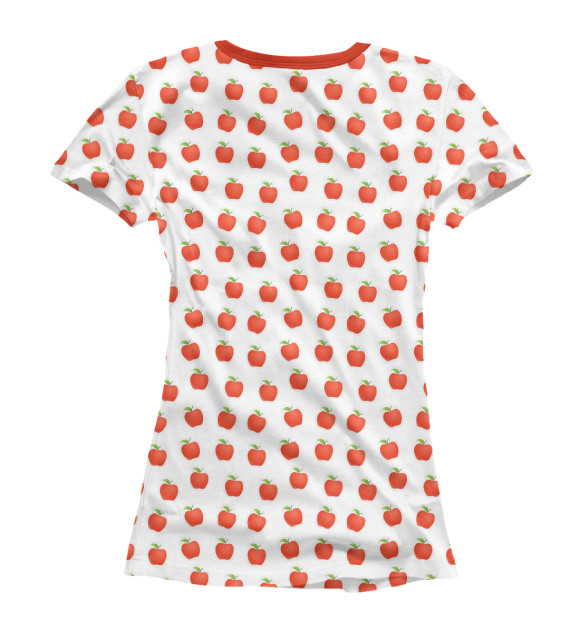Женская футболка с изображением Эпплджек цвета Белый