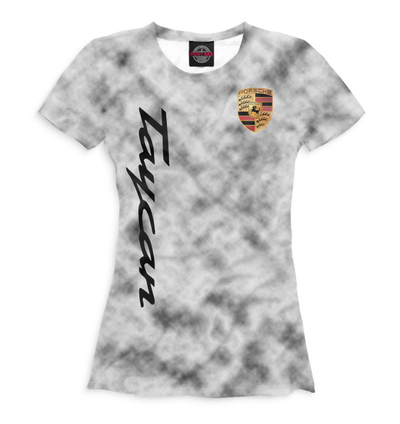 Женская футболка с изображением Как у Литвина светло серый цвета Белый