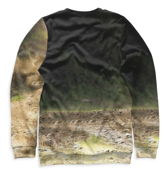 Свитшот для мальчиков с изображением Квадроцикл цвета Белый