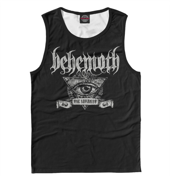 Мужская майка с изображением Behemoth цвета Белый