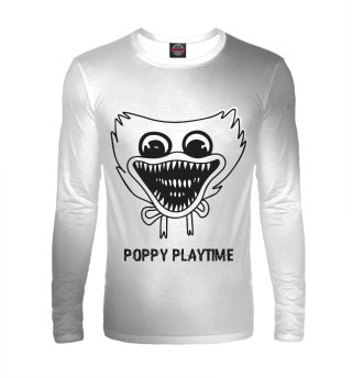 Мужской лонгслив Poppy Playtime Glitch Black