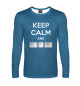 Мужской лонгслив Keep calm and Ctrl Alt Delete