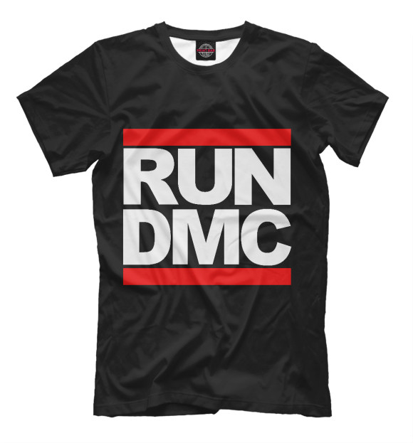 Футболка для мальчиков с изображением Run-D.M.C. цвета Черный