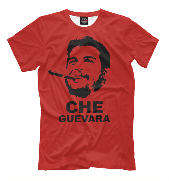 Мужская футболка с изображением Che Guevara цвета Светло-коричневый