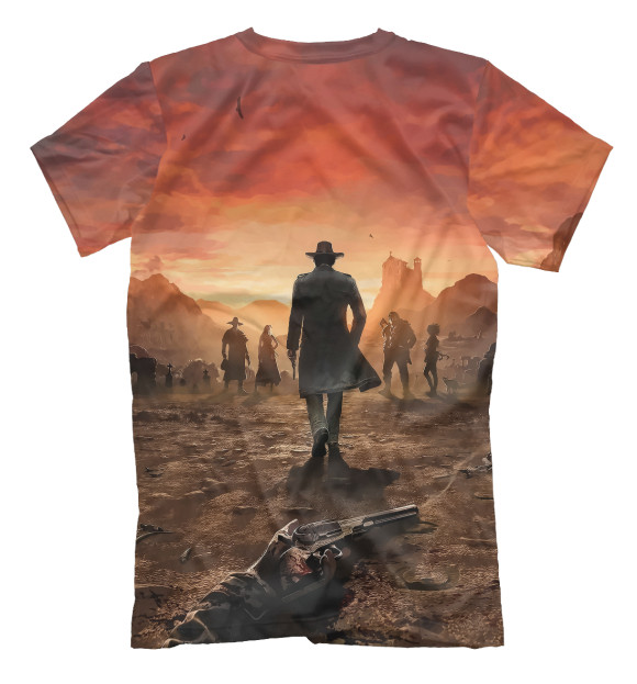 Футболка для мальчиков с изображением Дикий запад rdr2 цвета Белый