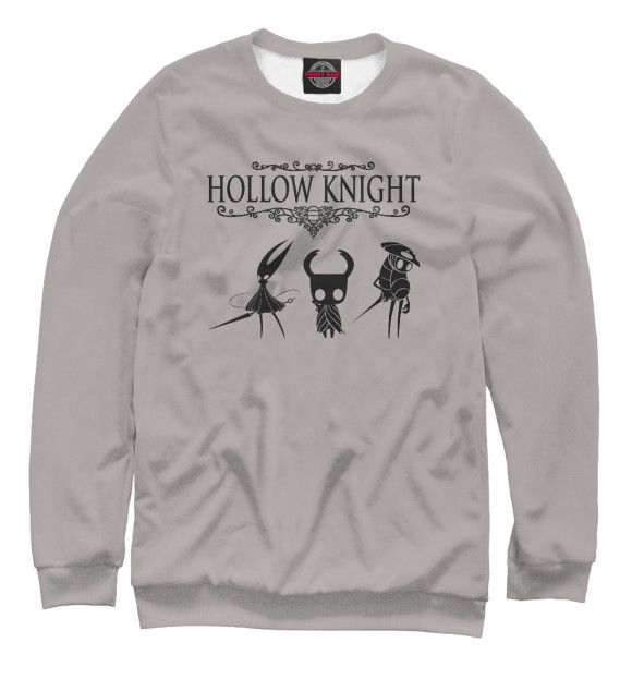 Свитшот для девочек с изображением Hollow Knight цвета Белый