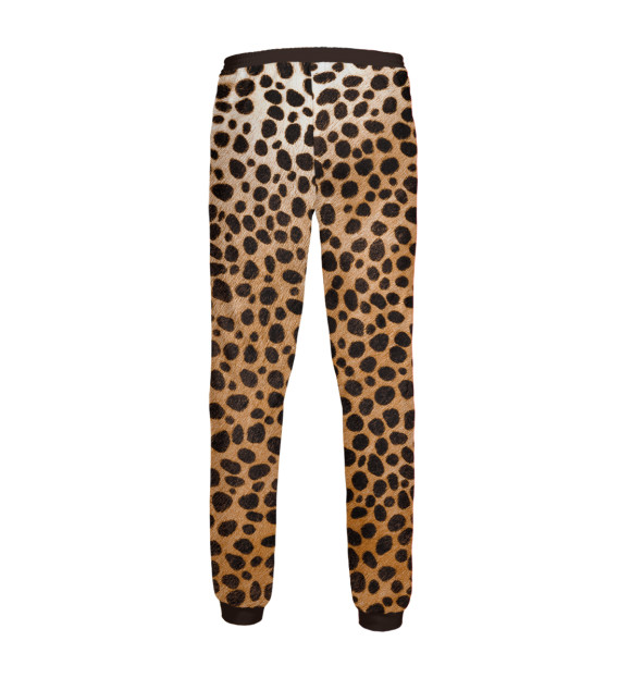 Мужские спортивные штаны с изображением Красавчик леопард цвета Белый