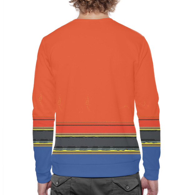 Мужской свитшот с изображением На Игле цвета Белый