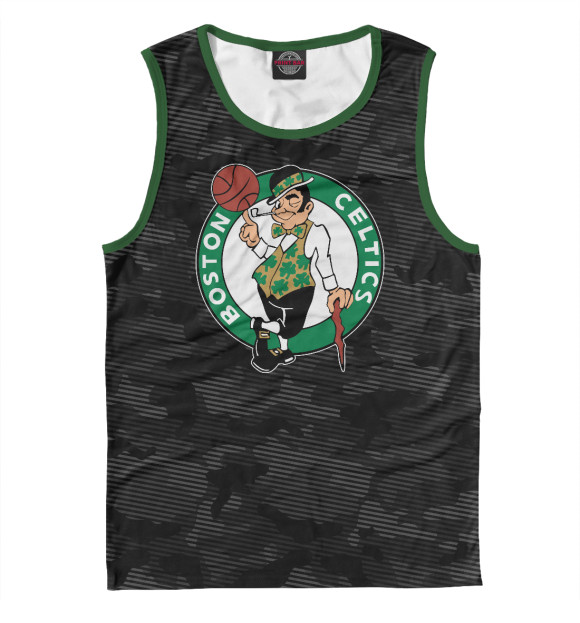 Майка для мальчика с изображением Boston Celtics цвета Белый