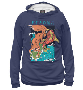 Мужское худи Fox and Fish