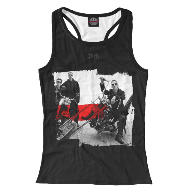 Женская майка-борцовка с изображением Spirit Tour цвета Белый