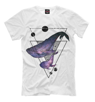 Мужская футболка Китовая песнь