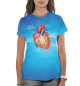 Женская футболка Сердце