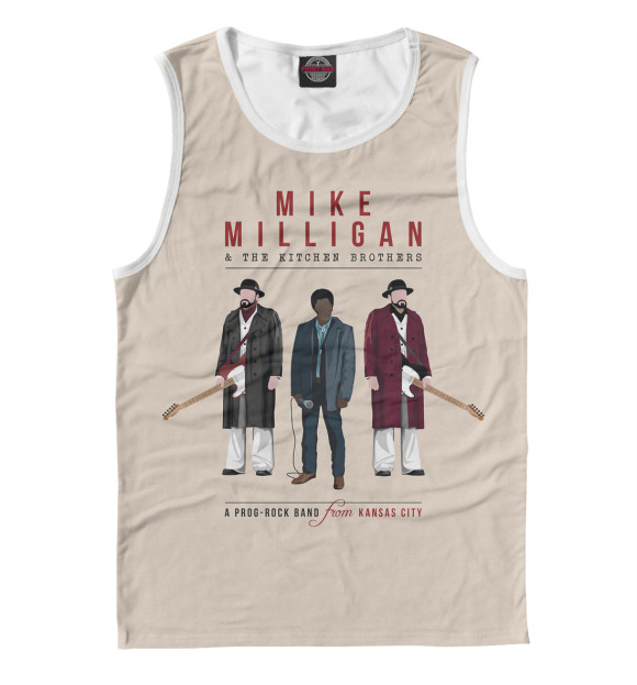 Майка для мальчика с изображением Майк Миллиган и Братья Китчен цвета Белый