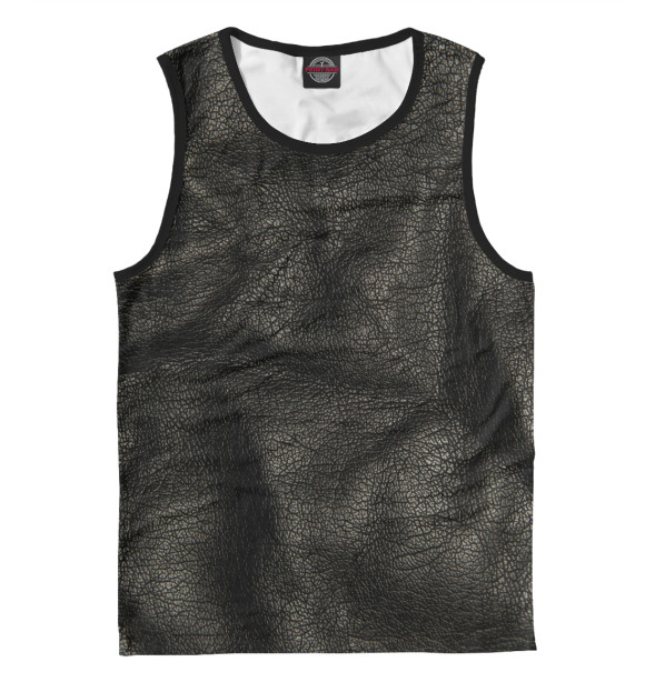 Мужская майка с изображением Кожа цвета Белый