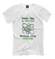 Мужская футболка Think like a Proton, always stay positive!