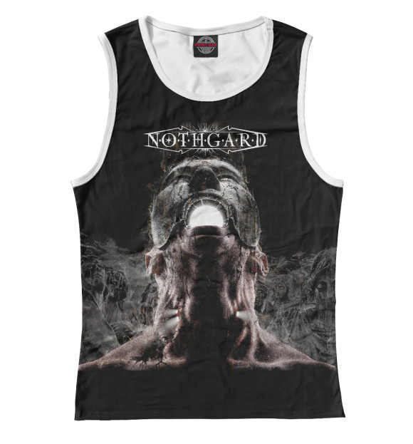 Майка для девочки с изображением Nothgard цвета Белый