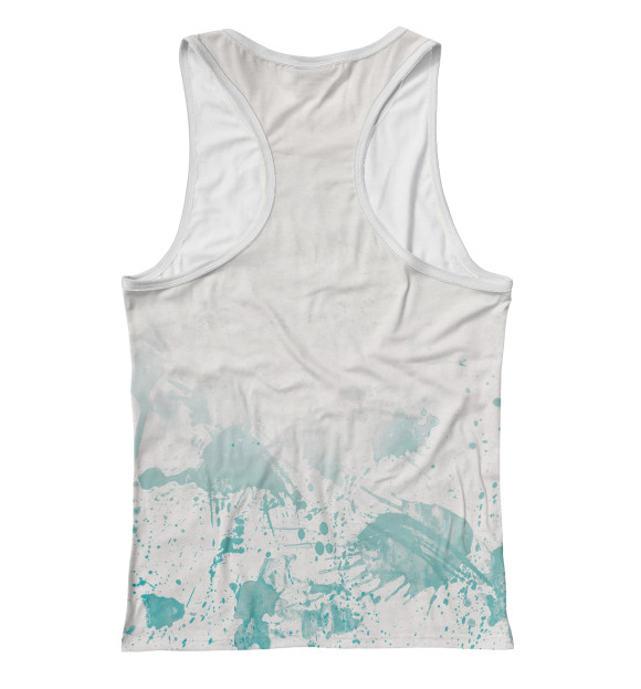 Женская майка-борцовка с изображением Eat Sleep Mix Drinks Repeat цвета Белый