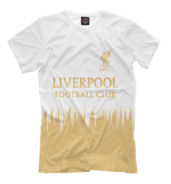 Мужская футболка с изображением Liverpool цвета Белый